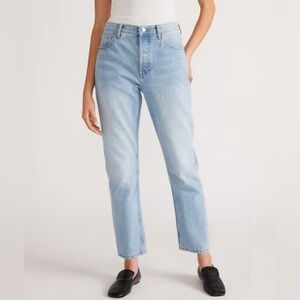 Everlane The 90’s Cheeky straight jean size 27 Organic Cotton